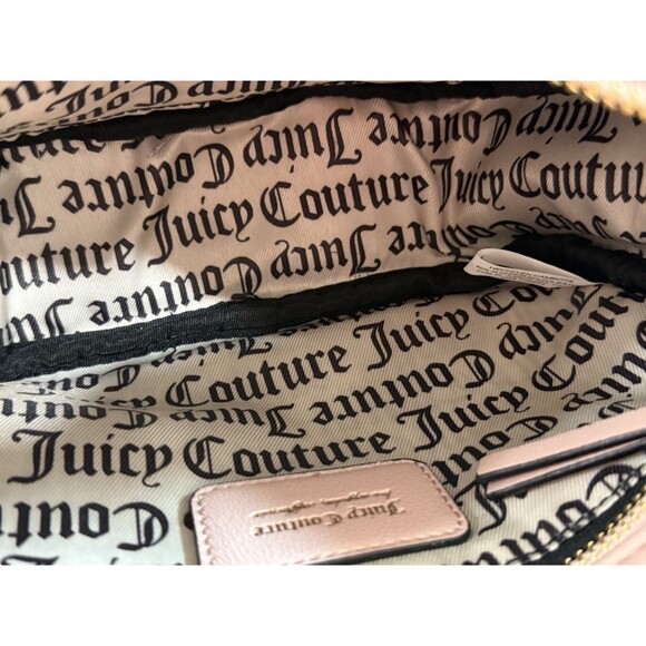 JUICY COUTURE Wingin It Camera Bag Bling Butterfly Crossbody Pink Black New Tag - Picture 14 of 16